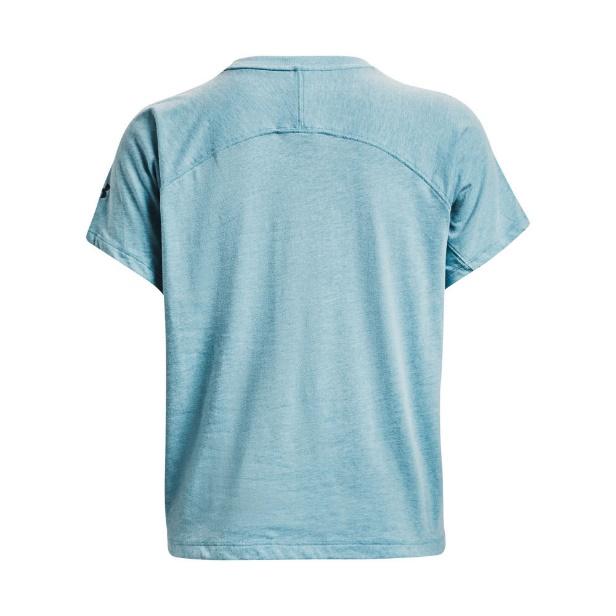 【UNDER ARMOUR】UA 女 PROJECT ROCK 短T-Shirt_1369961-416(藍)